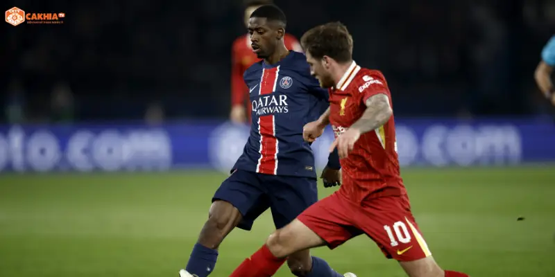 Khoảnh khắc ăn mừng bàn thắng trong trận Paris Saint-Germain vs Liverpool Champions League